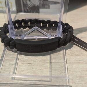 Marc by Marc Jacobs Braided Silicone Link Bracelet NWT